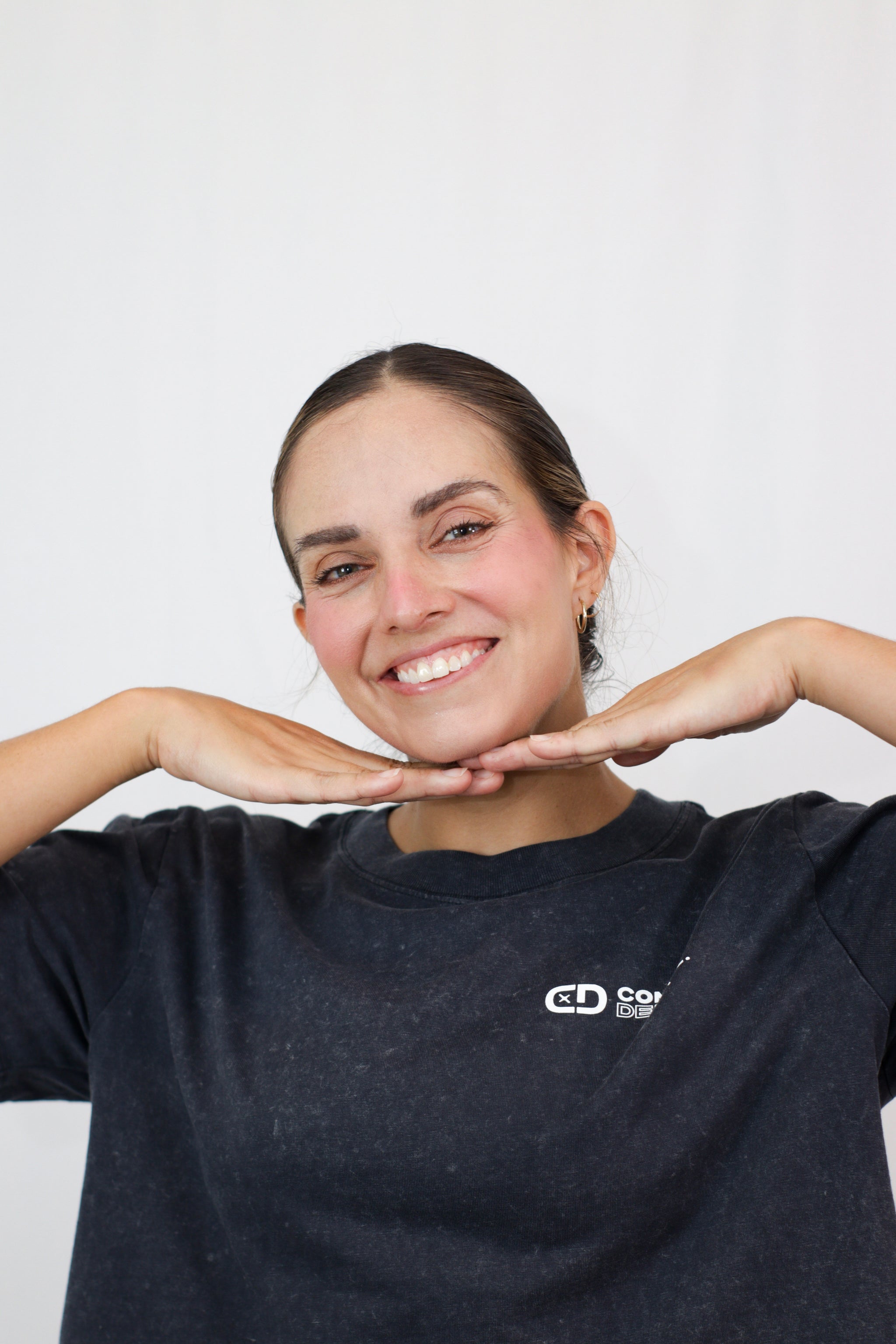 Basic Acid Wash Heavy Cropped Tee