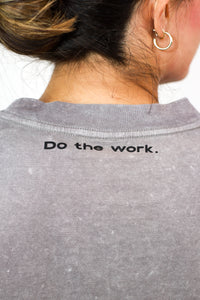 Basic Acid Wash Heavy Cropped Tee