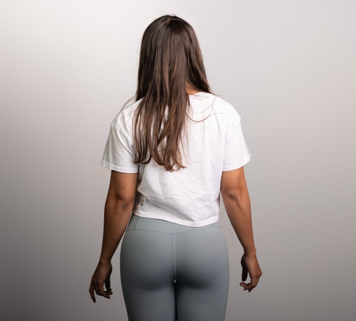 The Essential Comfort Crop Tee White - Complaint Department