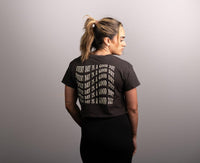 Good Day Vibes Crop Tee Coal - Complaint Department